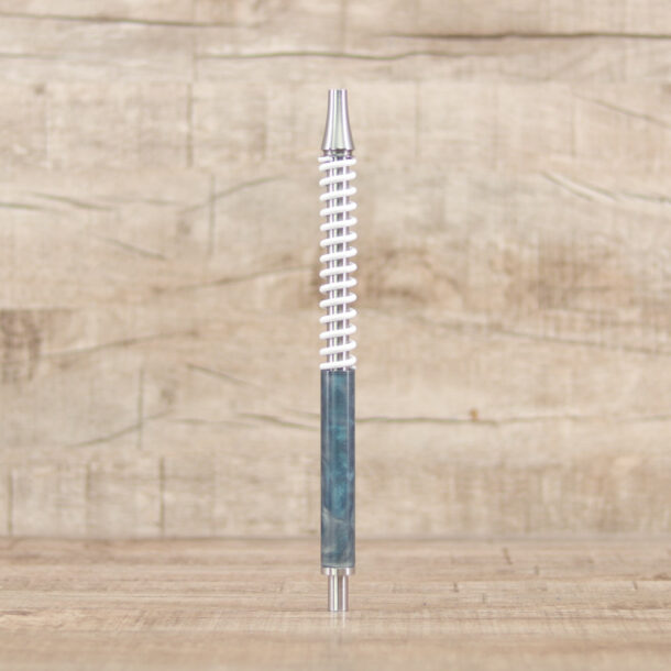 Shi Carver Stance Acryl Mundstück-Sparkle Grey White - Shisha-Dome