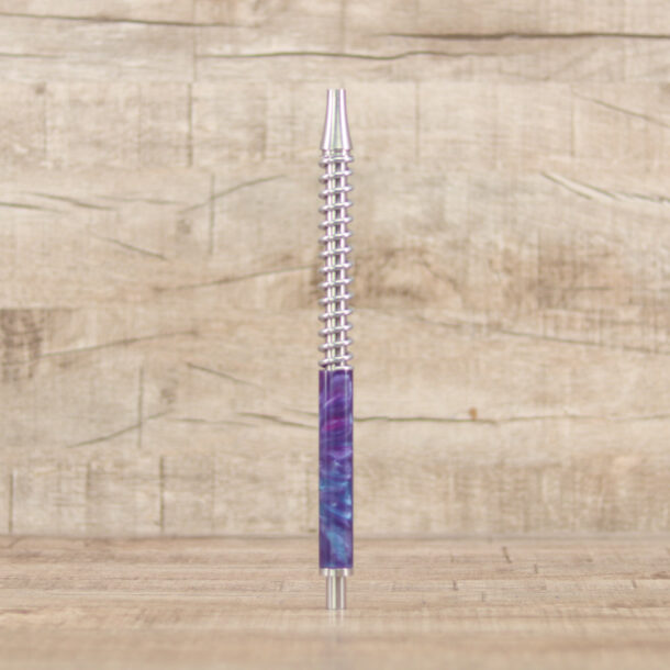 Shi Carver Stance Acryl Mundstück-Sparkle Purple Chrome - Shisha-Dome