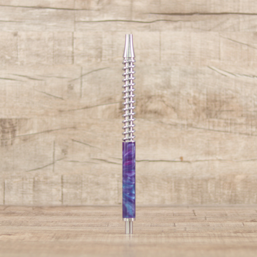 Shi Carver Stance Acryl Mundstück-Sparkle Purple Chrome - Shisha-Dome