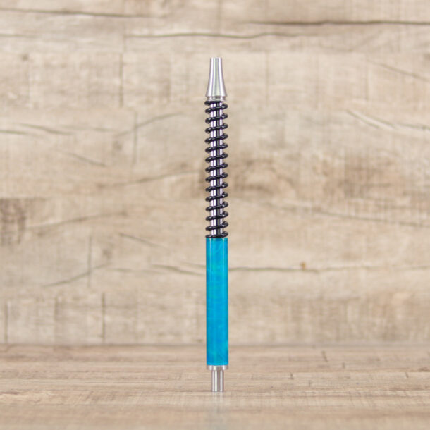 Shi Carver Stance Acryl Mundstück-Sparkle Turquoise Black - Shisha-Dome