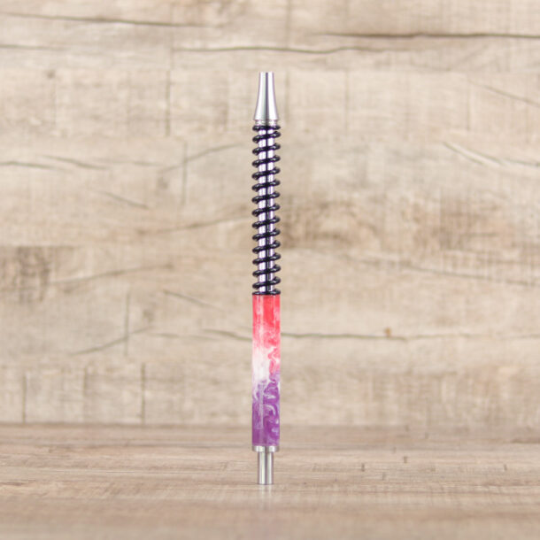 Shi Carver Stance Acryl Mundstück-Violet Lily - Shisha-Dome