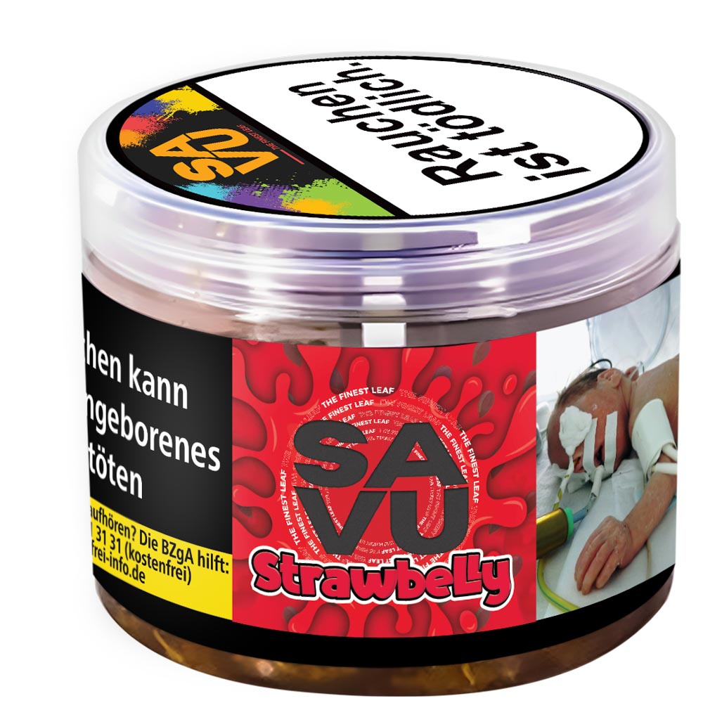 Savu Tabak Strawbelly 200g - Shisha Dome