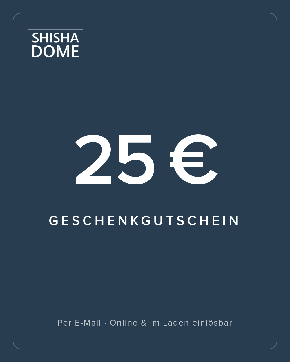 Geschenkgutschein 25 €