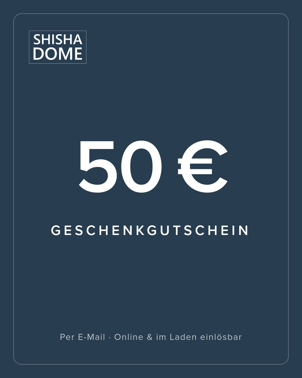Geschenkgutschein 50 €